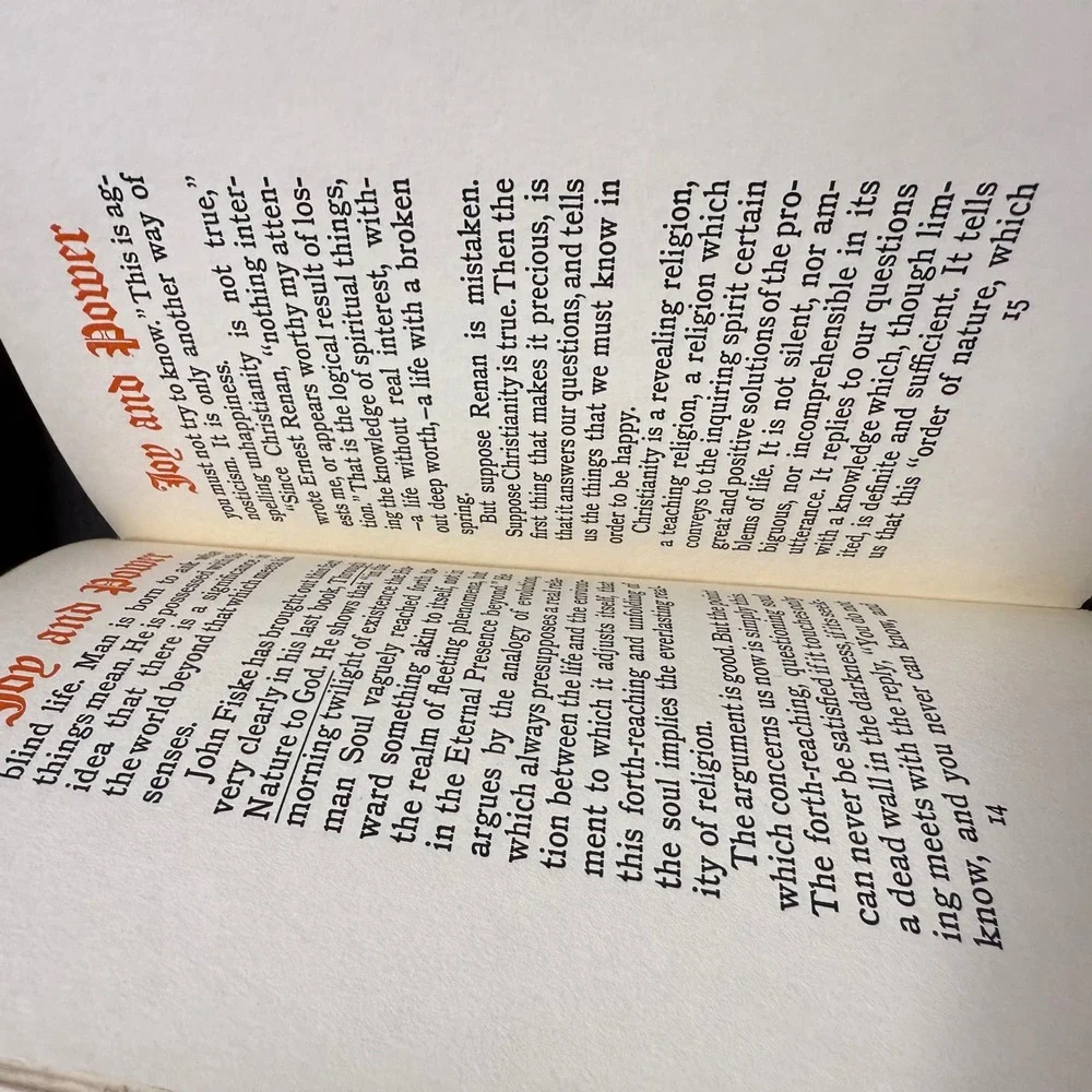 The Joy and Power by Henry Van Dyke 1903 First Edition Hardcover Book‎